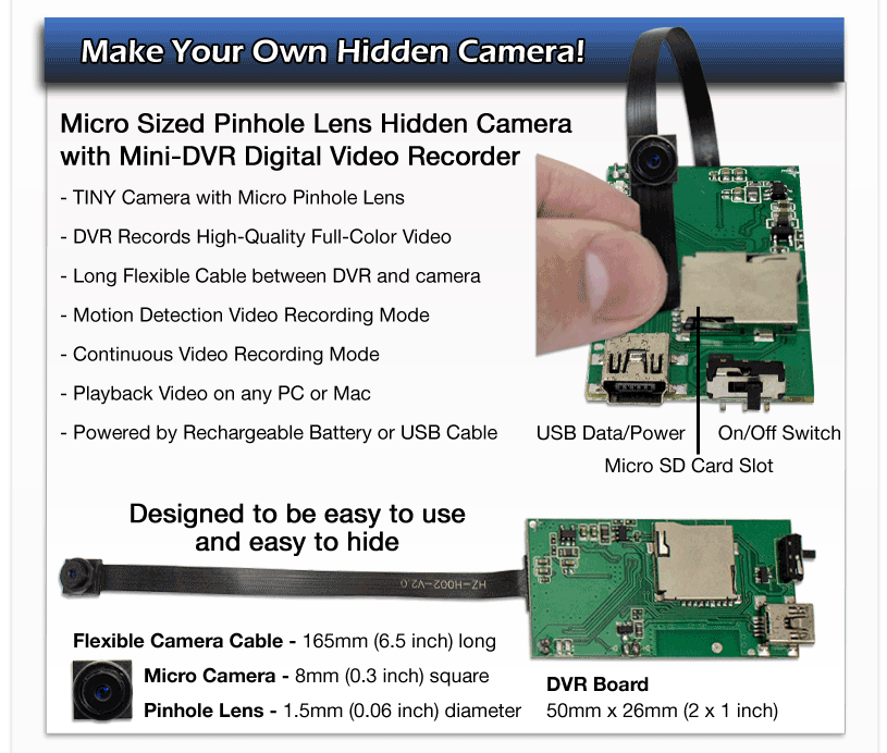 spy camera circuit