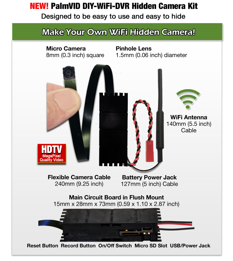 Smallest Pinhole Web Cam Hidden Mini Camera Camcorder Video Recorder DVR Spy Kit