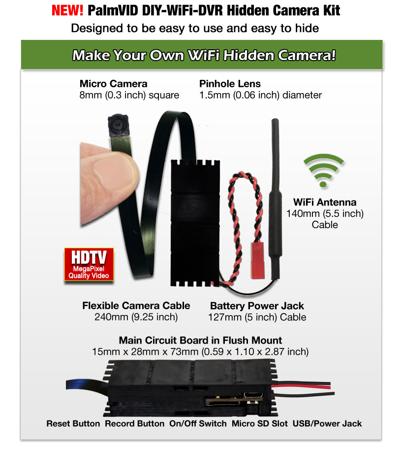 Make your own WiFi Hidden Camera Spy Camera Nanny Cam