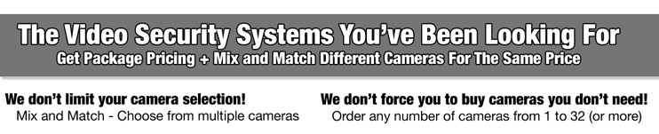 Home and Business Video Security Camera System