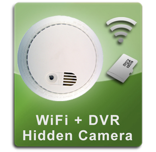 WiFi Smoke Detector Smoke Alarm Hidden Camera Spy Camera Nanny Cam