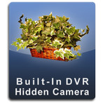 Silk Plant DVR Series Hidden Nanny Camera - PLANT-DVR