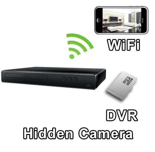 WiFi DVD Player Hidden Camera Spy Camera Nanny Cam