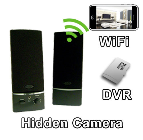Computer Speakers Hidden Camera Spy Camera Nanny Cam Hidden Camera with WiFi DVR IP Live