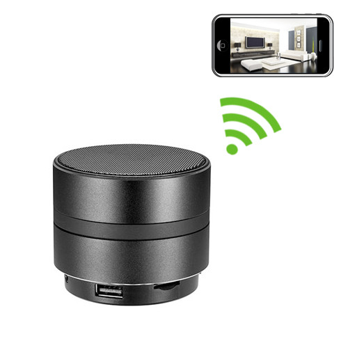 Bluetooth Speaker Hidden Camera with Built-in DVR and WiFi