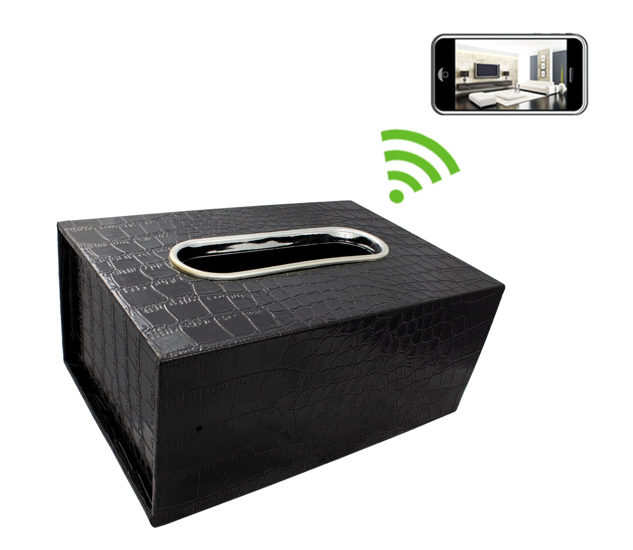 Tissue Box Hidden Camera with DVR 1280x720